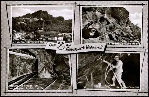 Ansichtskarte Bodenmais Erzbergwerk im Silberberg 4 BILD 1963