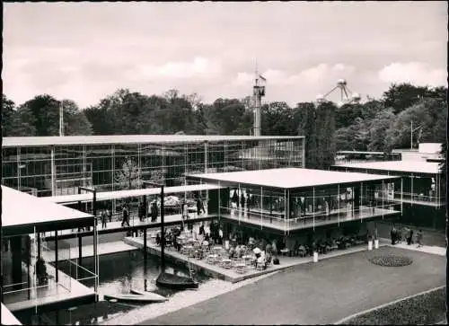 Postkaart Brüssel Bruxelles EXPO - Ausstellungsgelände 1958