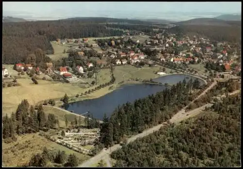 Ansichtskarte Hahnenklee-Bockswiese-Goslar Luftaufnahme 1971