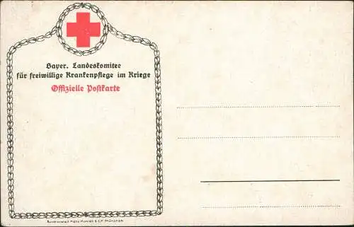 Ansichtskarte  Rotes Kreuz Stimmungsbild Soldatengrab 1916