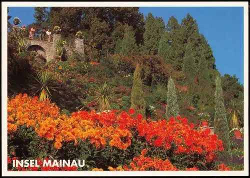 Ansichtskarte Insel Mainau-Konstanz Ortsansicht BLUMENINSEL IM BODENSEE 2000