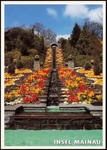 Insel Mainau-Konstanz Italienische Wassertreppe Italian water cascade 2000