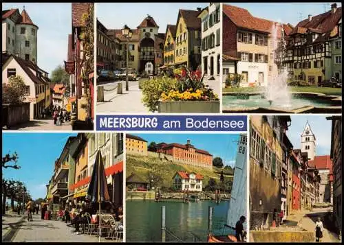 Ansichtskarte Meersburg Mehrbildkarte Ortsansichten Stadtteilansichten 1999