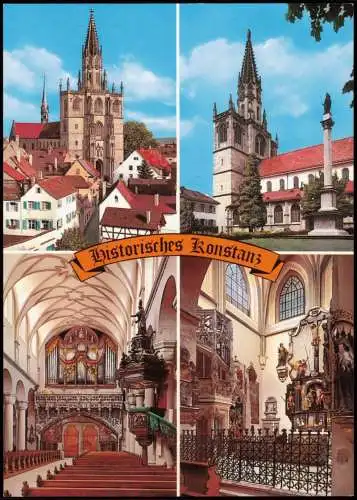 Ansichtskarte Konstanz Das Münster Unserer Lieben Frau (Mehrbildkarte) 2000