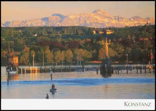 Ansichtskarte Konstanz Ortsansicht, Panorama am Hafen 2000