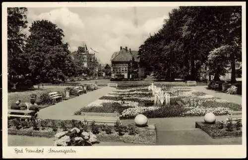 Ansichtskarte Bad Nenndorf Sonnengarten 1962