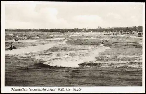 Ansichtskarte Timmendorfer Strand Am Strande 1956