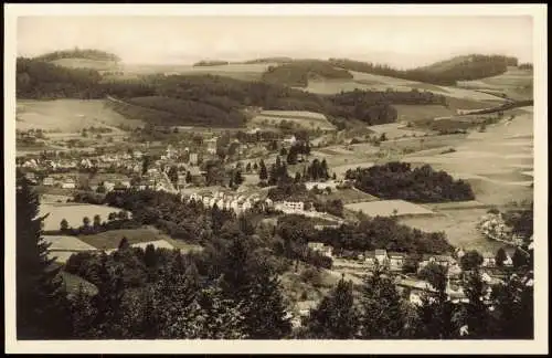 Ansichtskarte Waldmichelbach Blick auf die Stadt 1965
