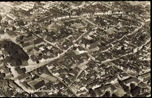 Ansichtskarte Schöningen (Elm) Luftbild Fliegeraufnahme 1971