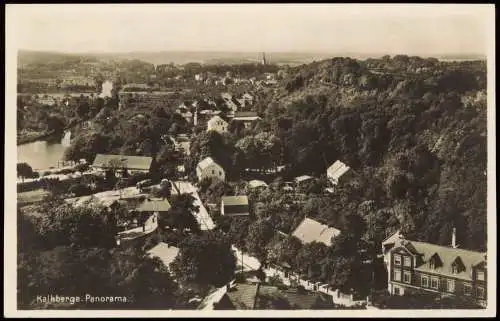 Ansichtskarte Kalkberge-Rüdersdorf bei Berlin Stadt und Straßenblick 1928