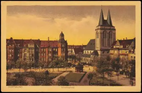 Ansichtskarte Dortmund Vinckeplatz 1918