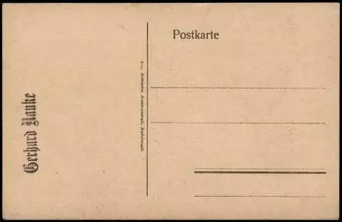 Ansichtskarte Schwarzburg Hotel Pension-Trippstein - Künstlerkarte 1913