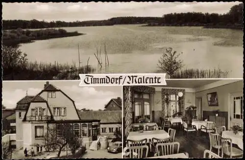 Ansichtskarte Timmdorf-Malente Gasthaus zu den 5 Seen 3 Bild 1964