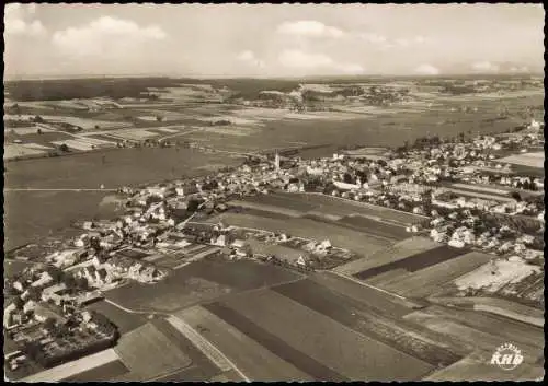 Ansichtskarte Frontenhausen Luftbild Fliegeraufnahme 1964