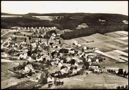 Ansichtskarte Ihmert Sauerland-Hemer Luftbild Fliegeraufnahme 1968