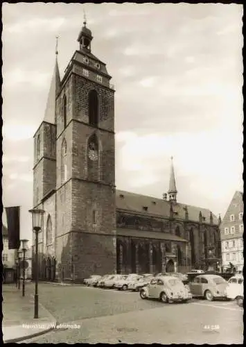 Neustadt an der Weinstraße Neustadt an der Haardt VW Käfer Auto, Kirche 1961