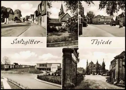 Ansichtskarte Thiede-Salzgitter Straßen Mehrbild 1972