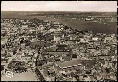 Ansichtskarte Kiel Luftbild Fliegeraufnahme 1962