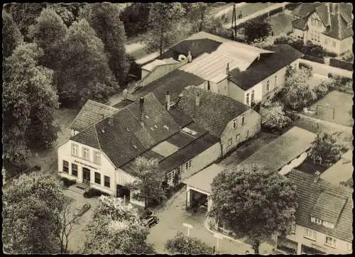 Ansichtskarte Rastede Luftbild Hotel Hof von Oldenburg 1963