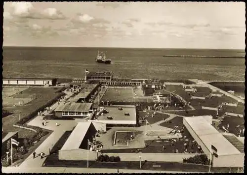 Ansichtskarte Helgoland (Insel) Schwimmbadeanlagen 1966