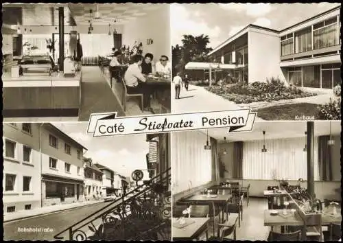 Ansichtskarte Bad Krozingen Café Stiefvater Pension 4 Bild 1964