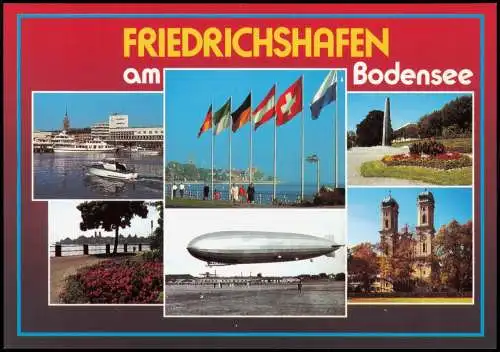 Friedrichshafen Mehrbildkarte der Zeppelinstadt am Bodensee 2000