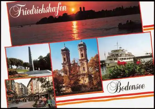 Ansichtskarte Friedrichshafen Mehrbildkarte mit div. Ortsansichten 2000