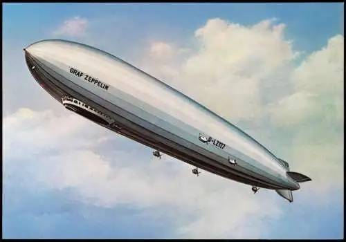 Ansichtskarte  Luftschiff LZ 127 "Graf Zeppelin" 1971