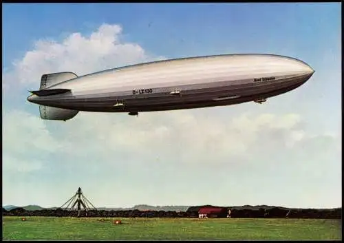Ansichtskarte  Luftschiff LZ 130 "Graf Zeppelin" (II) 1974