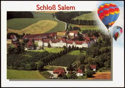 Ansichtskarte Salem Schloß Salem aus der Vogelschau-Perspektive 2000