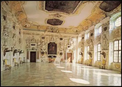 Ansichtskarte Salem Schloß Salem Prälatur Kaisersaal 1990