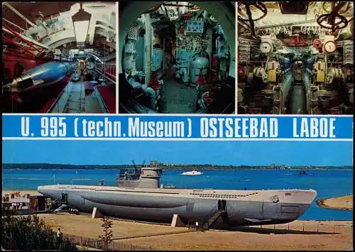 Laboe U. 995 (techn. Museum) OSTSEEBAD LABOE Hochseetauchboot Typ VII c/41 1975