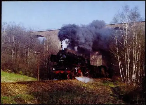 Eisenbahn Lokomotive Güterzugdampflokomotive 50 3669  Striegistal Schlegel 1985