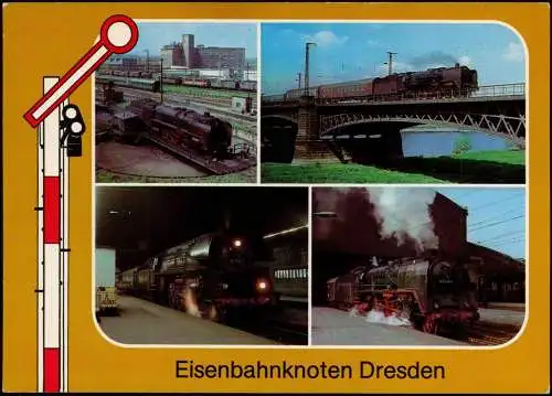 Eisenbahn Dresden Bahnbetriebswerk DD-Altstadt, Elbbrücke, Hauptbahnhof 1986