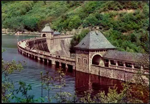 Waldeck (am Edersee) Edertalsperre Edersee Sperrmauer Talsperre 1973