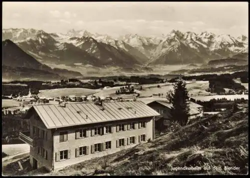 Bayern  Jugendkurheim auf dem Blender 8961 Post Buchenberg im Allgäu 1967