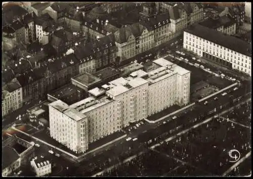 München Städt. Krankenhaus Thalkirchnerstr. 48 vom Flugzeug aus 1970