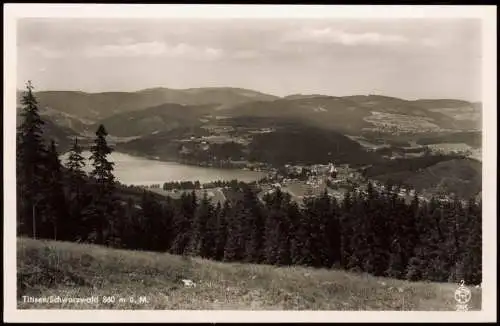 Ansichtskarte Titisee Blick auf Stadt und See 1940