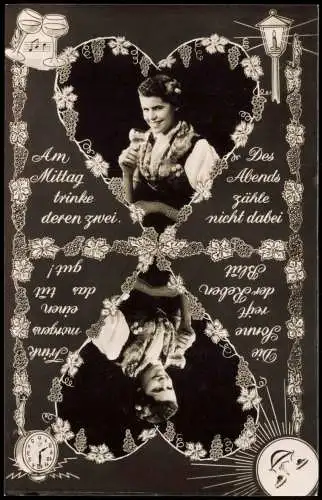 Fotokunst Weinkönigin Mosel (Rheinland-Pfalz) Moselblümchen 1961