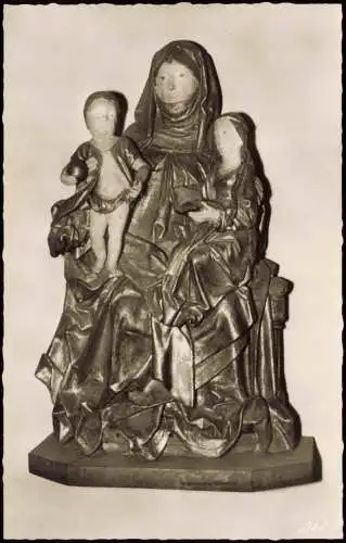 Münnerstadt Pfarrkirche Mutter Anna v. Tilmann Riemenschneider 1961