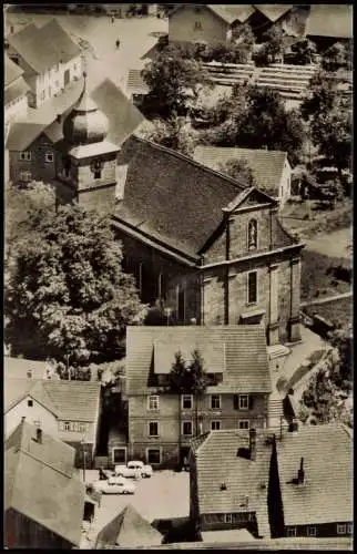 Ansichtskarte Limbach (Baden) Luftbild Kirche Gasthaus 1962