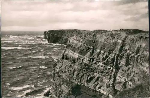 Ansichtskarte Helgoland (Insel) Steilküste auf der Westseite 1962