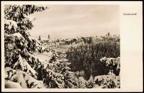 Ansichtskarte Freudenstadt Blick auf die Stadt im Winter 1961