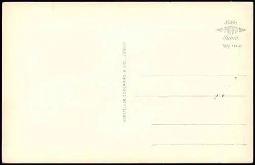 Ansichtskarte Bad Tölz Unterer Markt, Straße, Kalvarienberg MB 1961