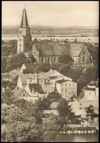 Brandenburg an der Havel Dom von Süden mit der Havel im Hintergrund 1968