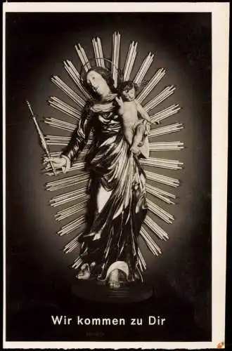 Religion/Kirche - Kirche Maria und Jesuskind Wir kommen zu Dir n 1963