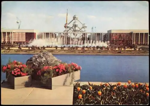 Brüssel Bruxelles Weltausstellung Place and Porch of Belgium 1958