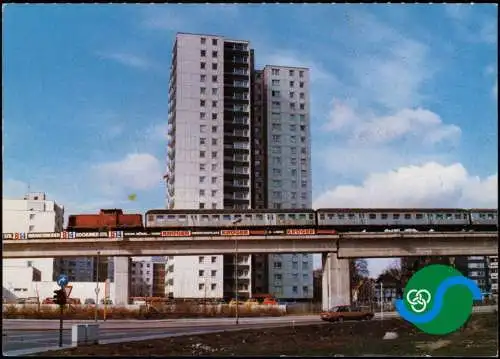 Steele-Essen (Ruhr) Die langste Brücke und das höchste Wohnhaus 1985