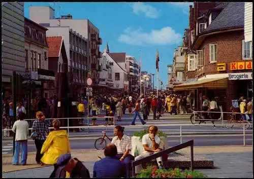 Ansichtskarte Westerland-Sylt Friedrichstraße - Fußgängerzone 1982