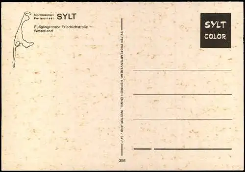 Ansichtskarte Westerland-Sylt Friedrichstraße - Fußgängerzone 1982